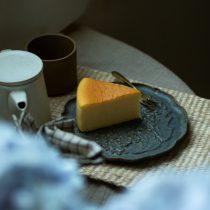立春刷毛目 丸8寸皿