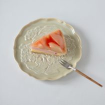 【WEB限定】砂地藍流し 手捻り8寸盛皿 -器市-