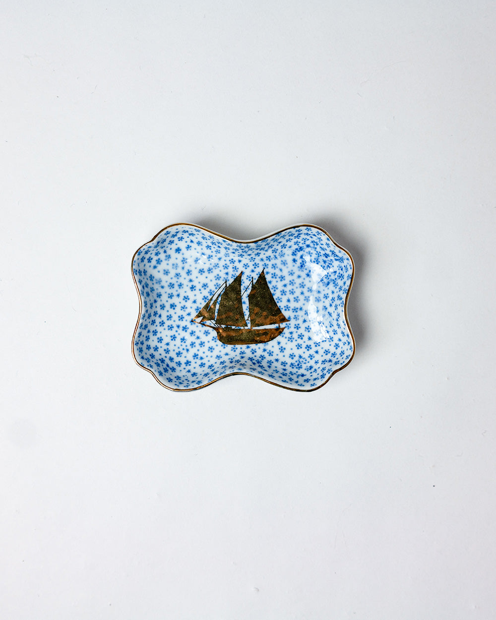 MAME 小紋糸巻形皿