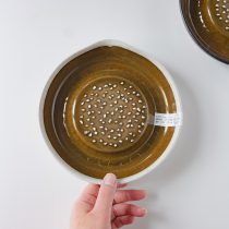 【WEB限定】アメ 梅型3寸鉢 -器市-