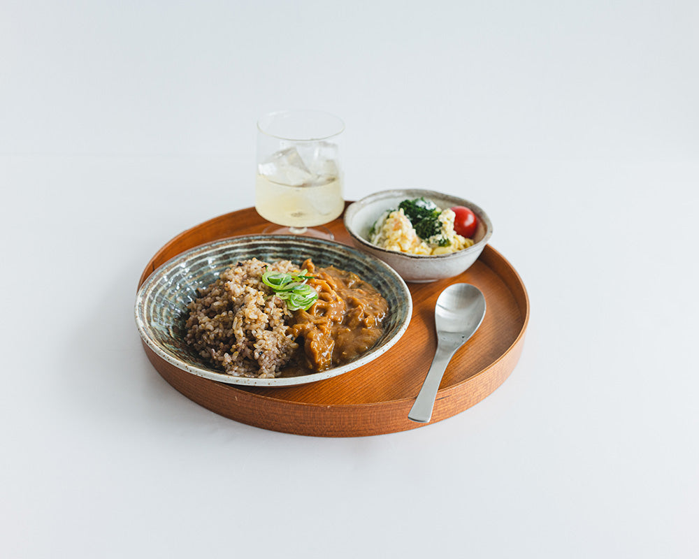 和風だしときのこのポークカレー