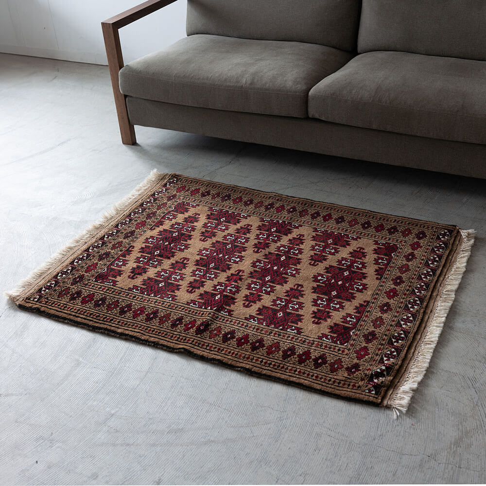 トライバルラグ 120×80cm 【BR/WIN】
