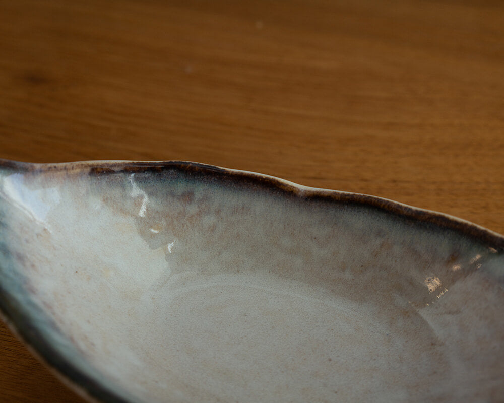 白均窯 船形鉢