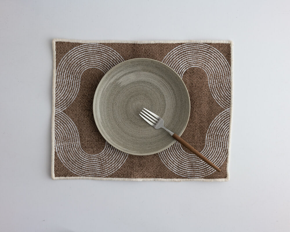灰白刷毛メタ7寸皿