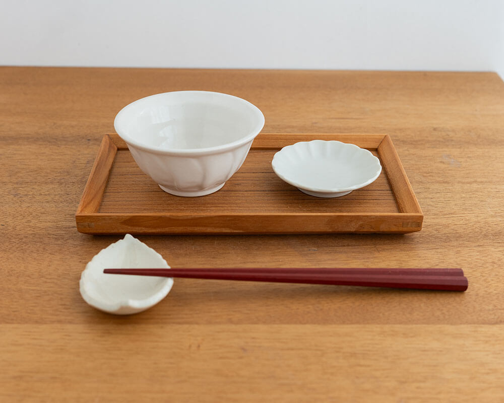 リム3.5寸鉢 白