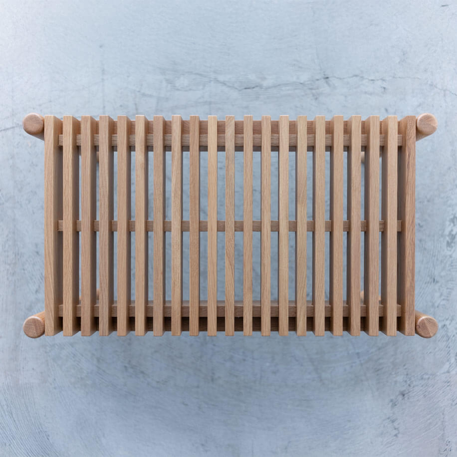FLEG フレッグベンチ 73 OAK オーク無垢材/ ウレタン塗装