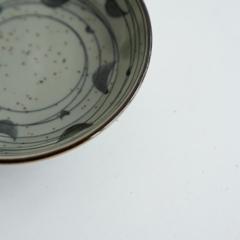 染付3.3豆皿 月巡