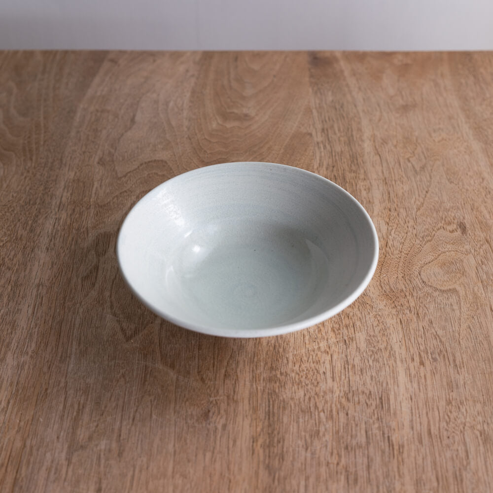 氷結白渦 輪二重5寸深鉢