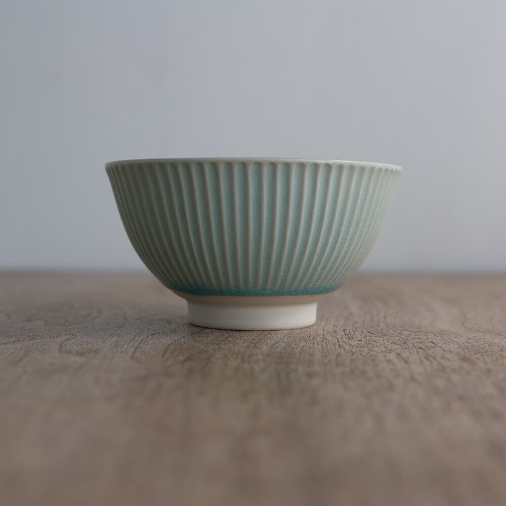 しのぎ 茶碗 クリアBL