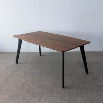 【現品SALE】クルミ材 ハギテーブル W1500+common52 ダイニングチェアC 5点セット
