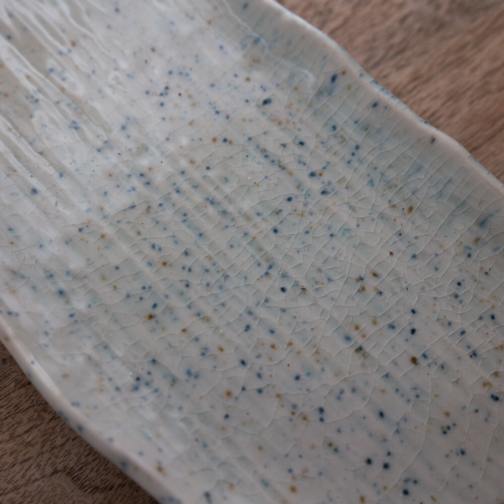 星屑 半月長皿