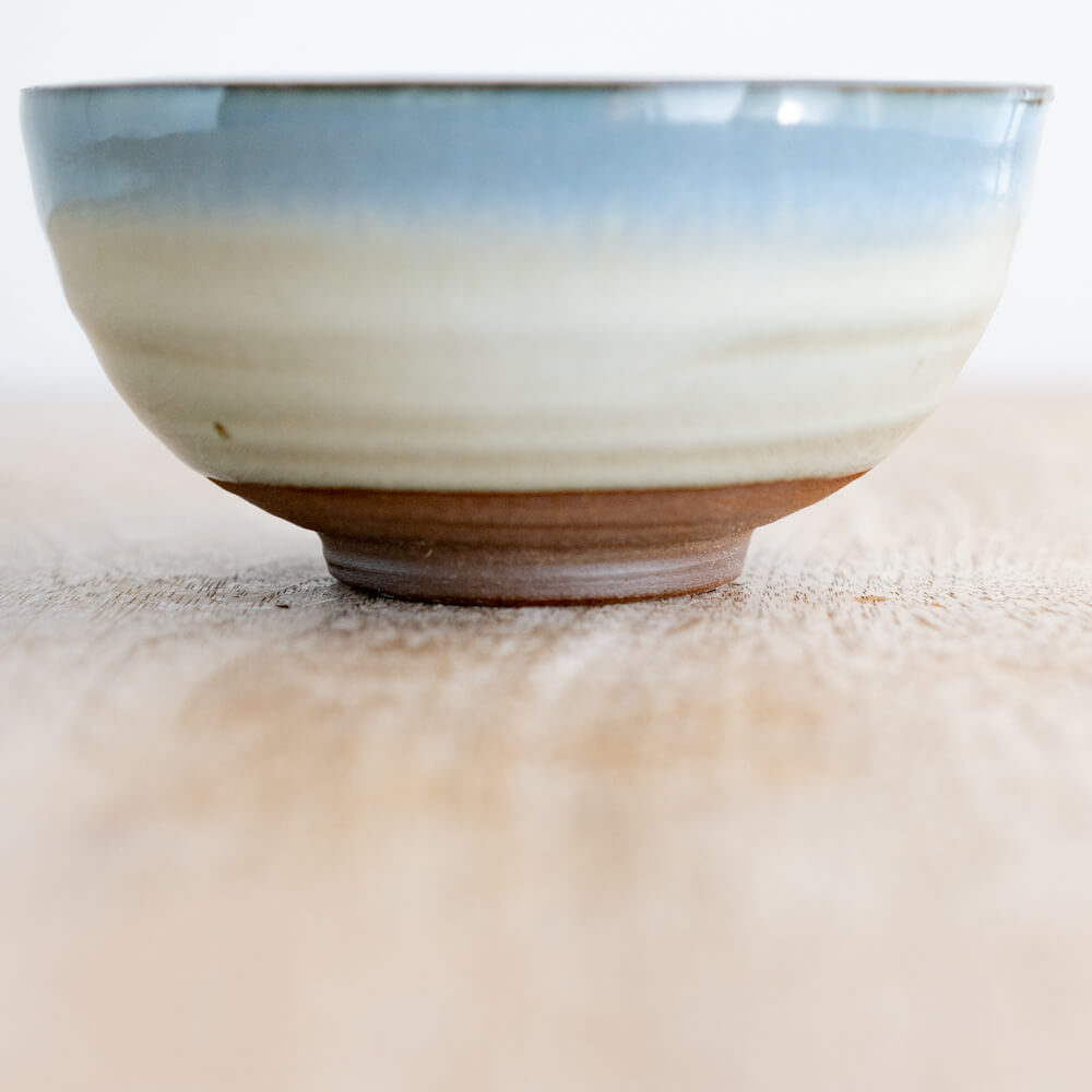 土物中平碗 青