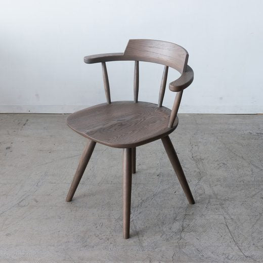 【現品SALE】ナガノインテリア 円形ダイニング5点セット φ120cm|レッドオークCG色・チェア4脚+座クッション