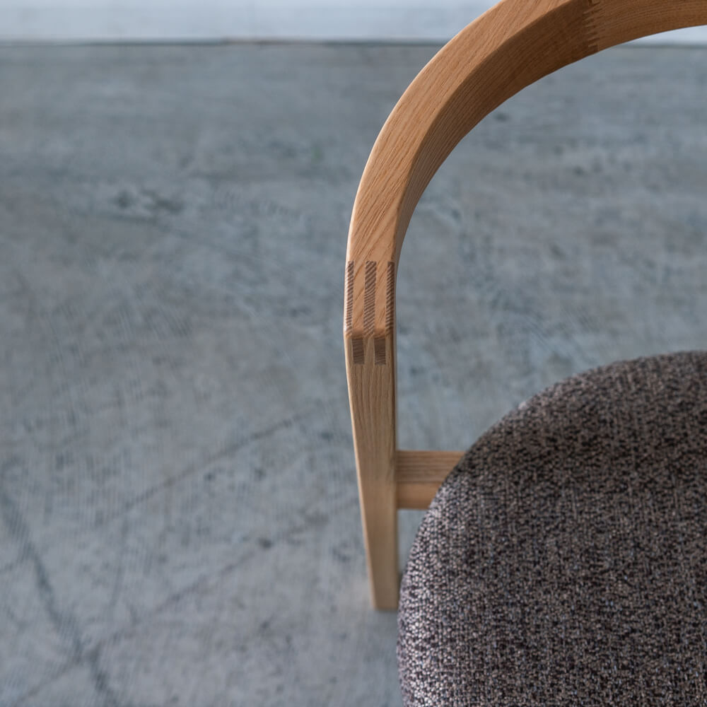 TP Chair 04 北海道産タモ材 / ウレタン塗装 / ベルハント T-9072 / SH430