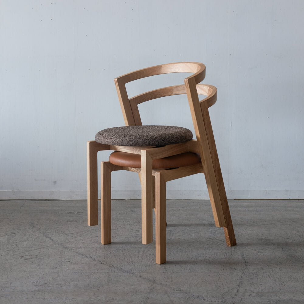 TP Chair 04 北海道産タモ材 / ウレタン塗装 / ベルハント T-9072 / SH430