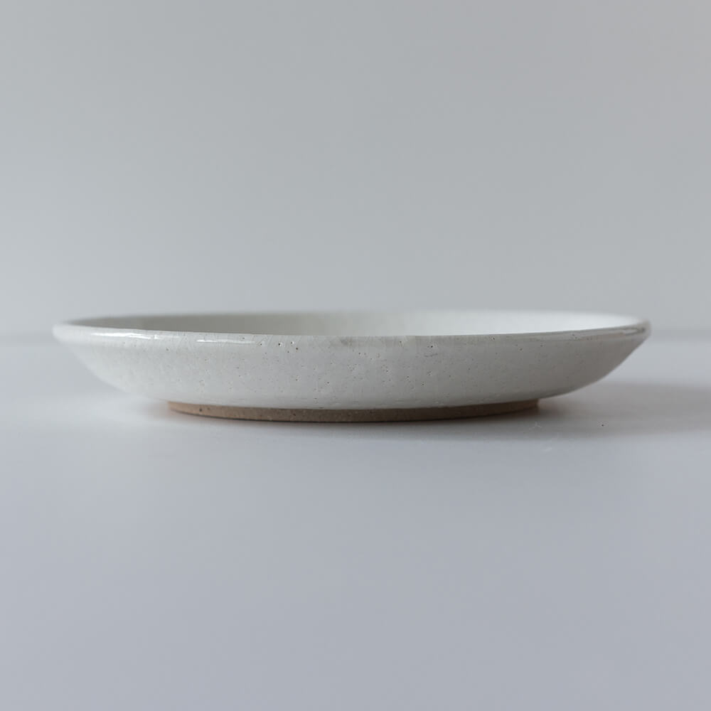 土物白釉 60皿