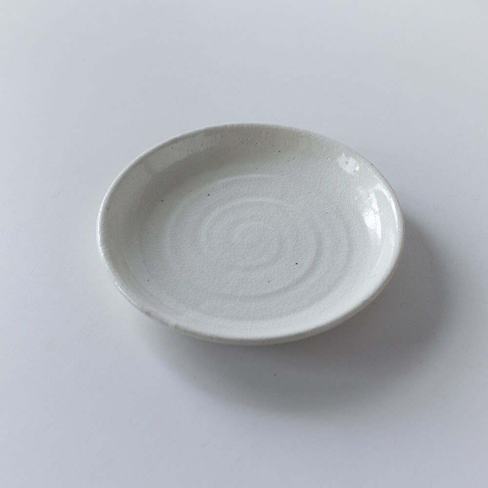土物白釉 60皿