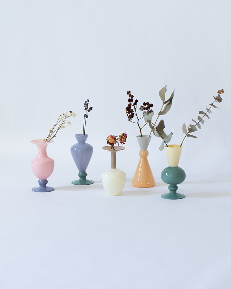 MINI VASE -TWO TONE-【Pink×Blue】