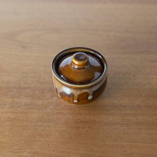 【WEB限定】アメ流し7cm蓋付き壺 -器市-