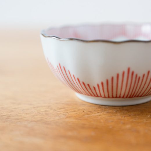 特価品【WEB限定】花一輪 赤 3寸鉢 -器市-