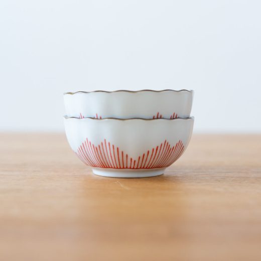 特価品【WEB限定】花一輪 赤 3寸鉢 -器市-