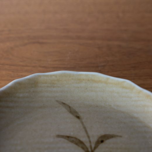 特価品【WEB限定】オリベあし 半月焼物皿 -器市-