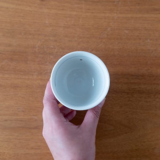 白磁ライン スタンドカップ