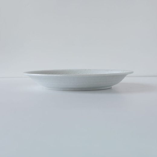【WEB限定】花三鳥 白 9寸深皿 -器市-