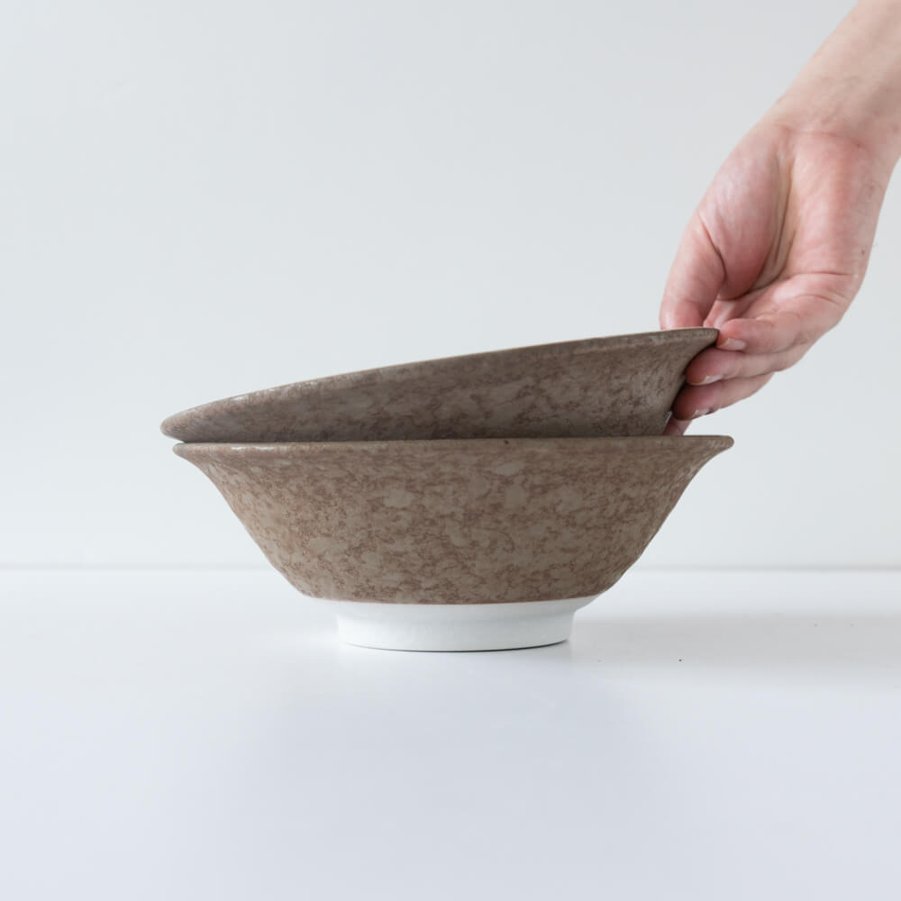 【WEB限定】里化粧刷毛目 7寸反和丼 -器市-