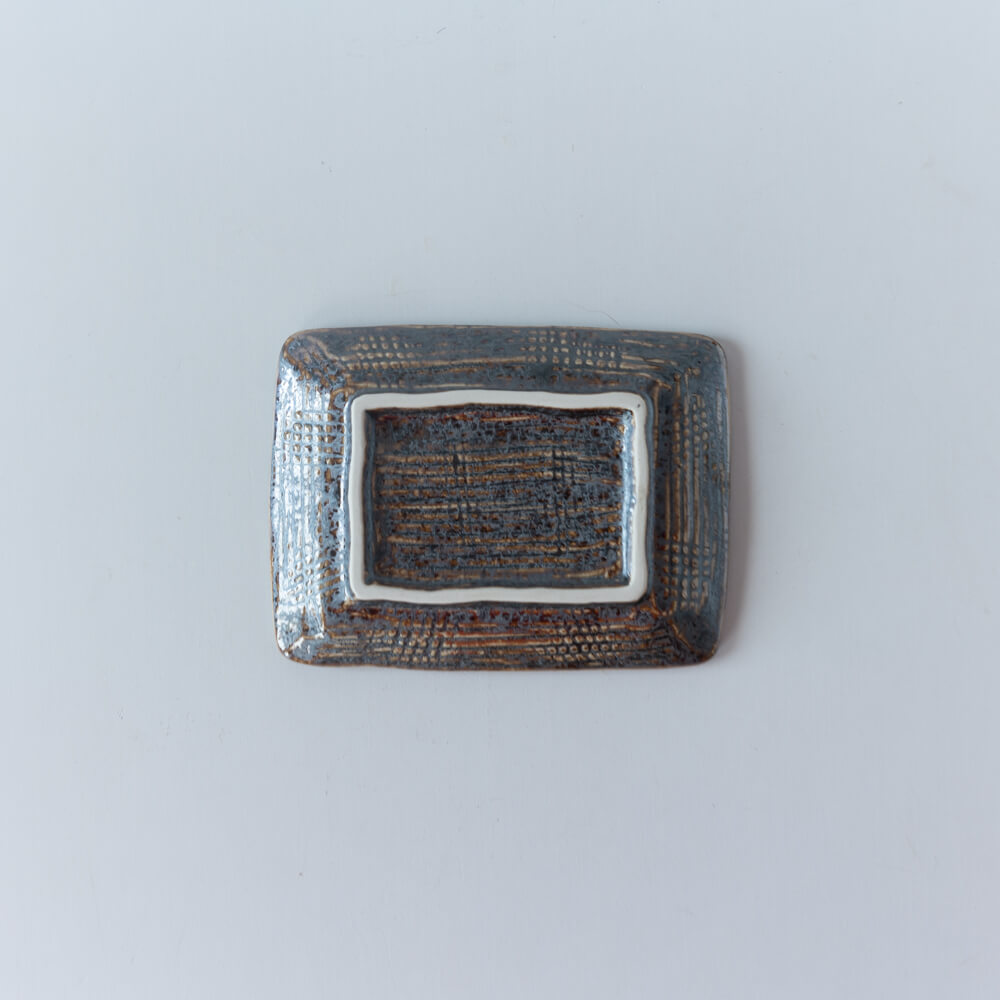 【WEB限定】結晶いぶし のり皿 -器市-