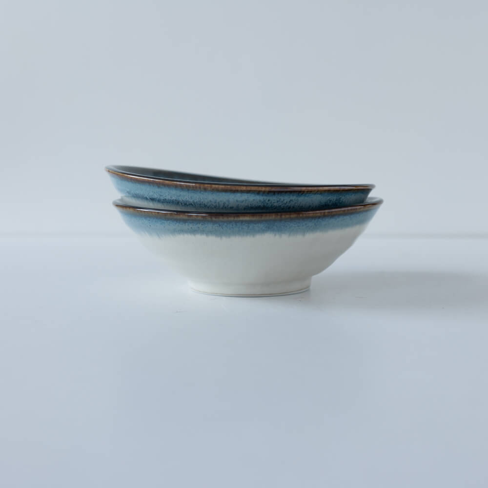オーロラ たわみ6寸鉢
