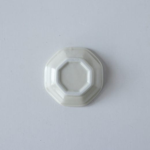【WEB限定】リム八角小皿 白 -器市-