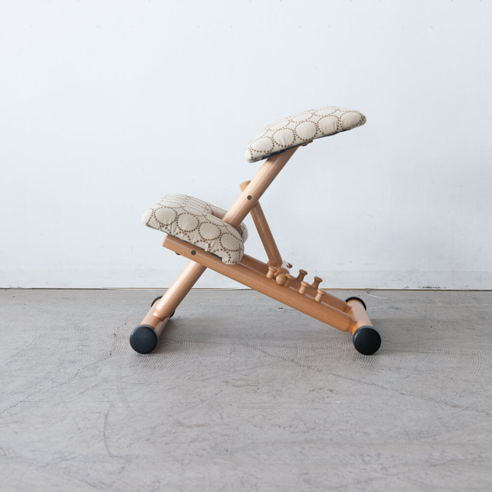 【アップサイクル品】STOKKE / VARIER Multi Balans マルチバランスチェア|ビーチ材・ミナ ペルホネン dop tambourine if1053