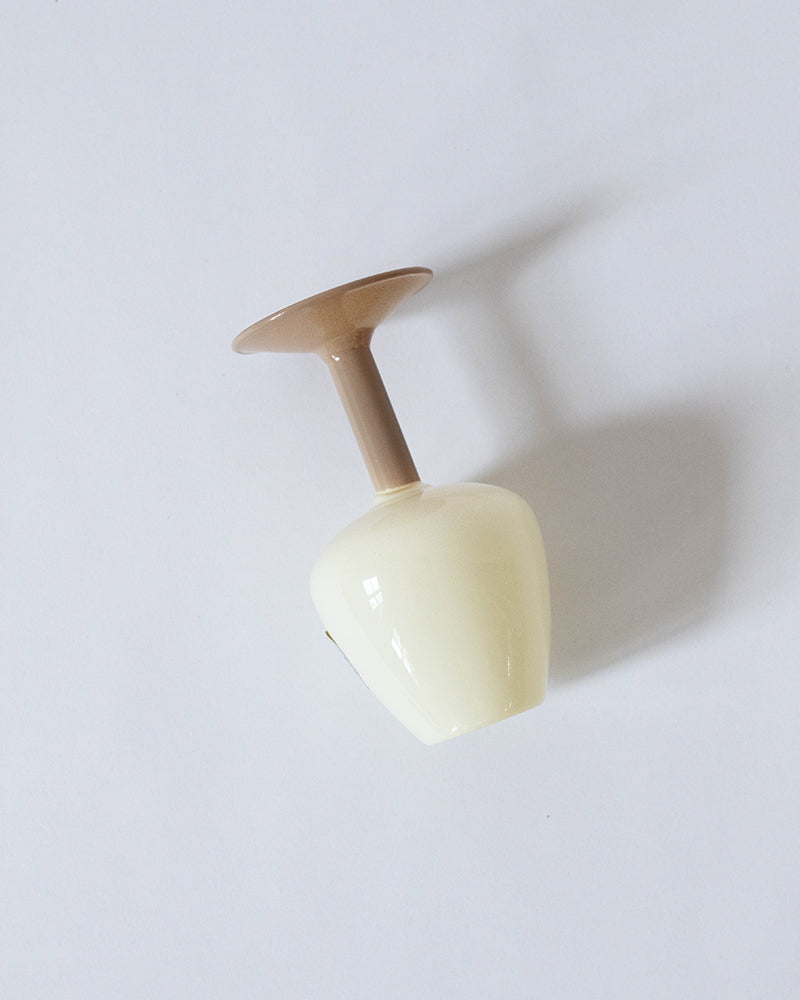 MINI VASE -TWO TONE-【Brown×Beige】