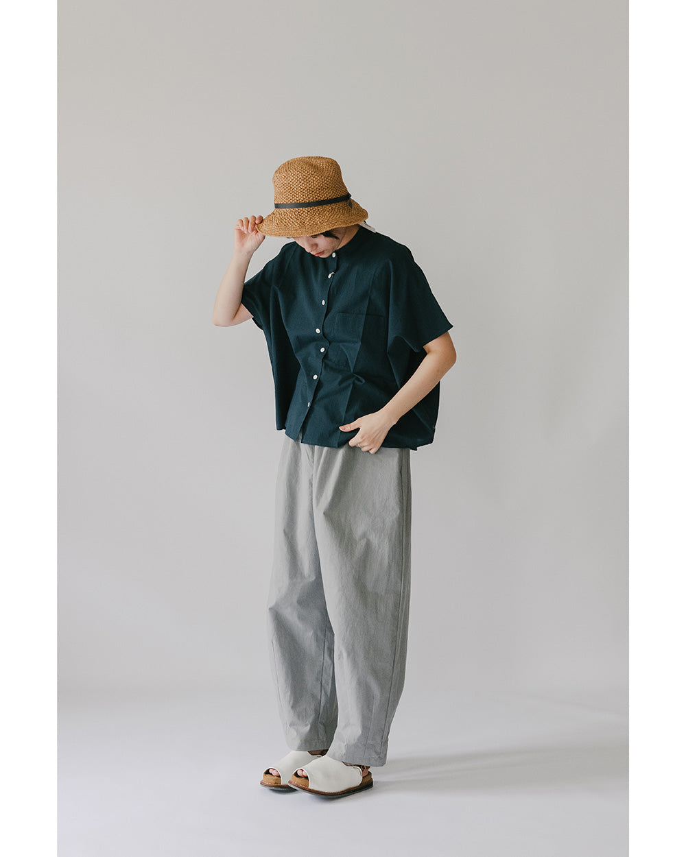 バフクロス バルーンパンツ (ロング) 506L-0240-04 LGY【UNISEX】