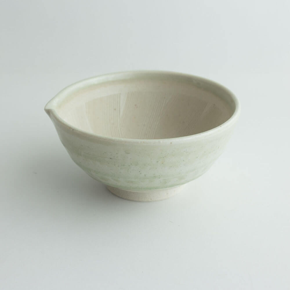 15.5cm 白 片口丸すり鉢