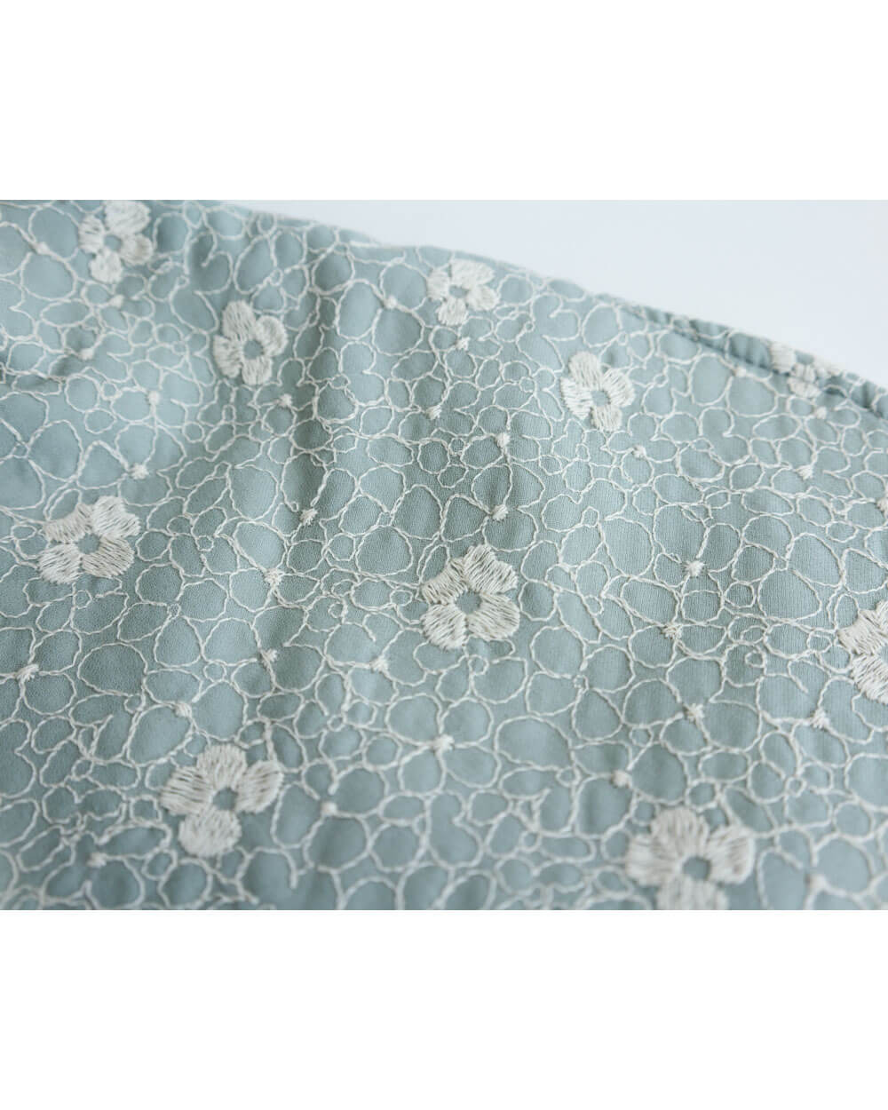 あじさい刺繍miniバッグ (BL)