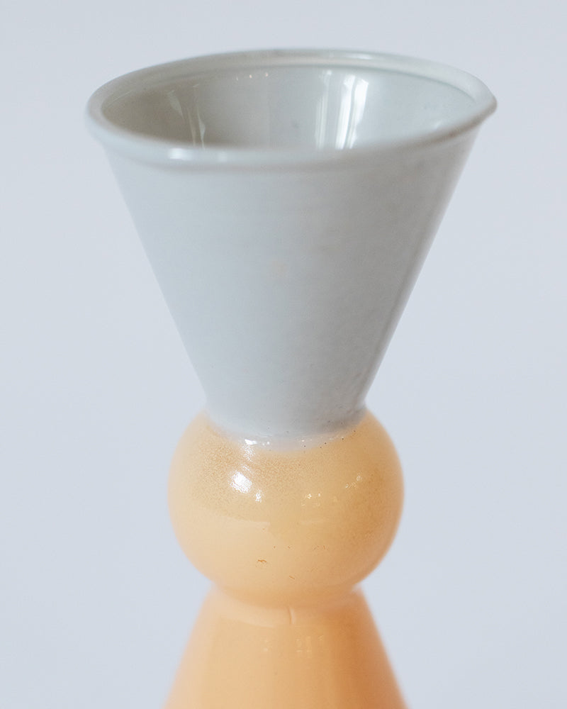 MINI VASE -TWO TONE-【Gray×Orange】