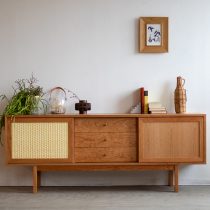 【現品SALE】木馬舎 ダイニング7点セット 幅240cm|4レッグテーブル+ハヤブサチェア3脚+シズクルチェア3脚/ウォールナット・本革ブラック