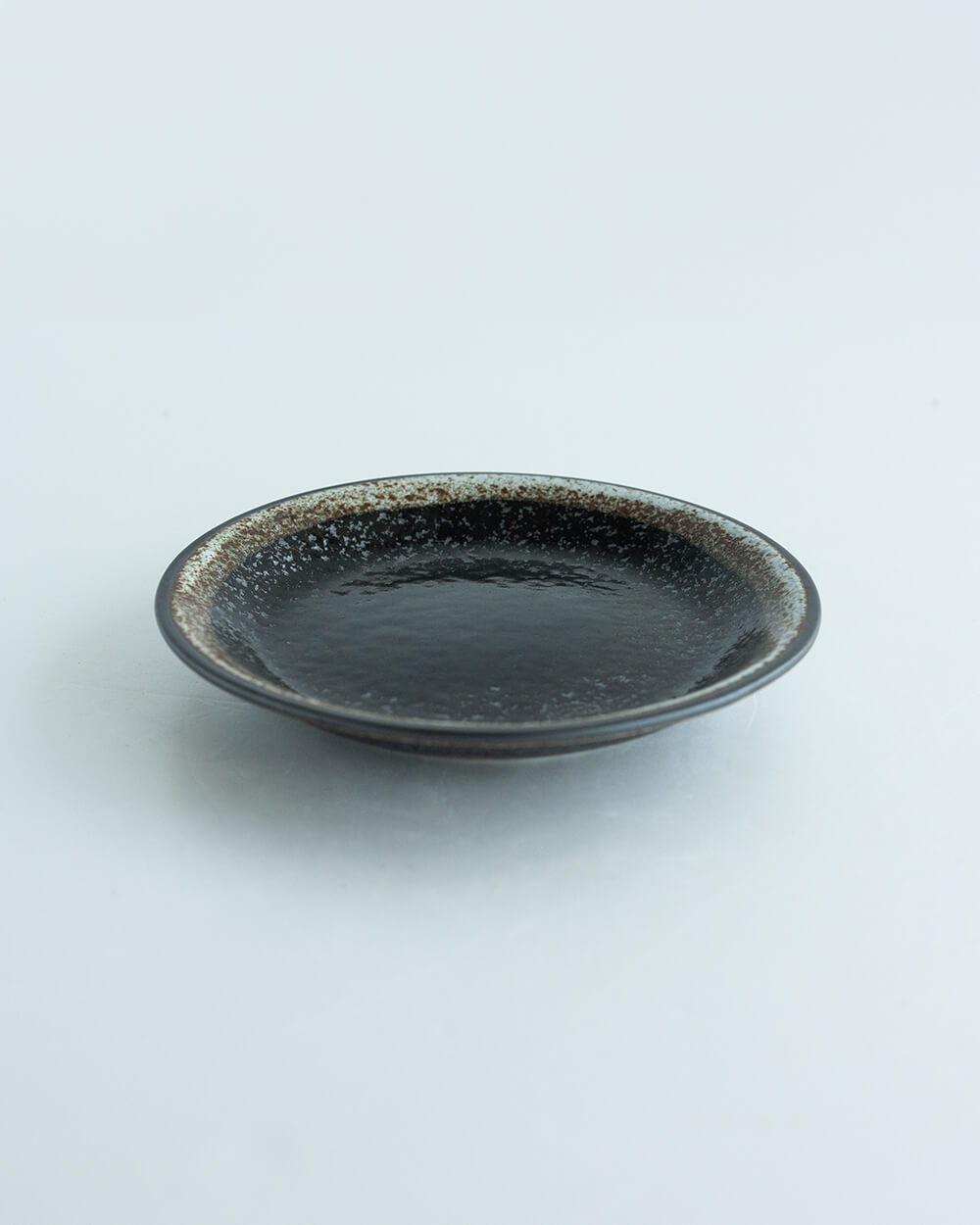 油滴湖水 手引き丸4.5皿