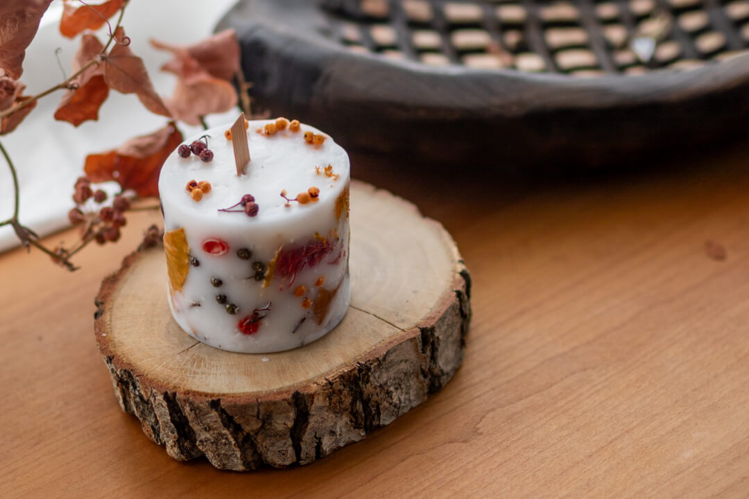 Botanical Candle Workshop  咲き終わる前に、もうひとつの場所へ。