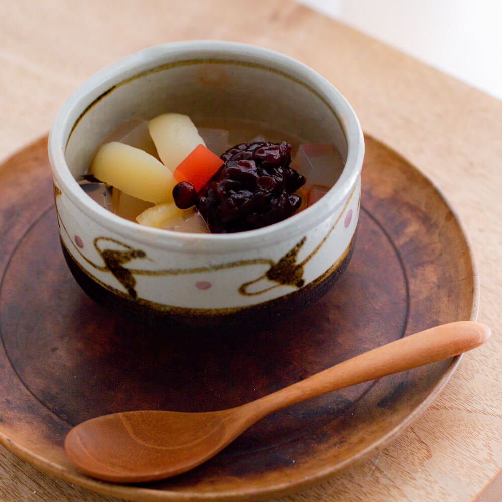 黒唐草 抹茶碗