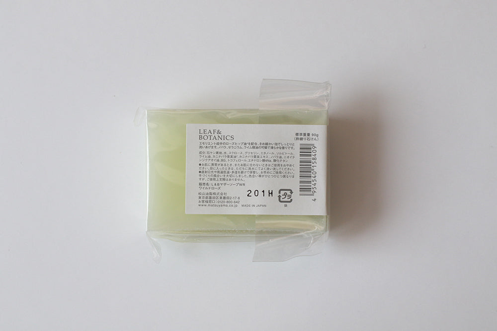 LEAF&BOTANICS　マザーソープ　ワイルドローズ