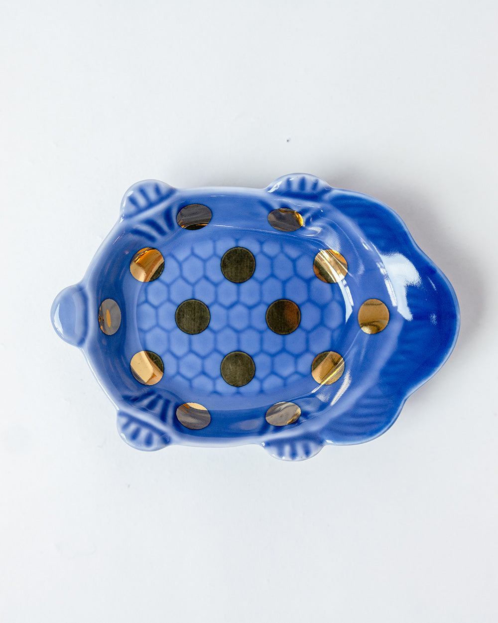 MAME 瑠璃釉亀形皿