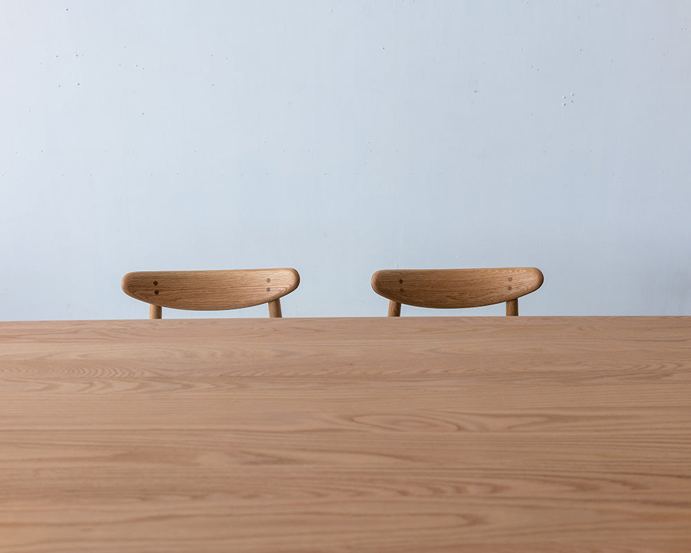 ダイニング5点セット　テーブルAKI150/emi chair(NA色)×4