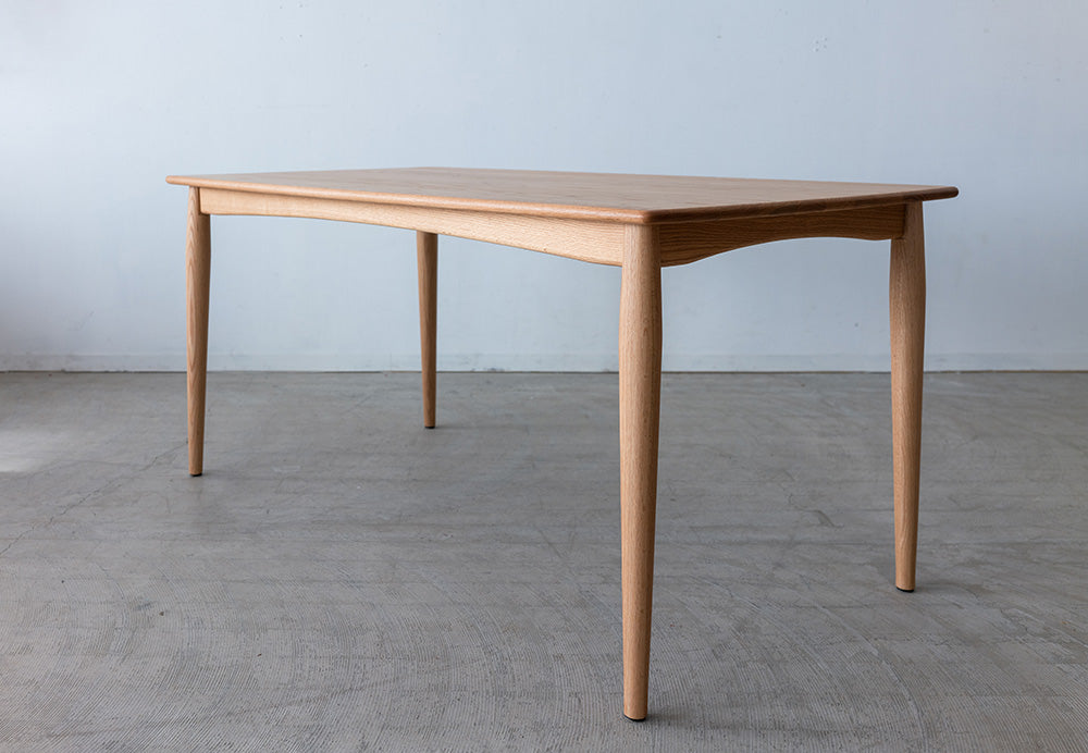 ダイニング5点セット　テーブルAKI150/emi chair(NA色)×4