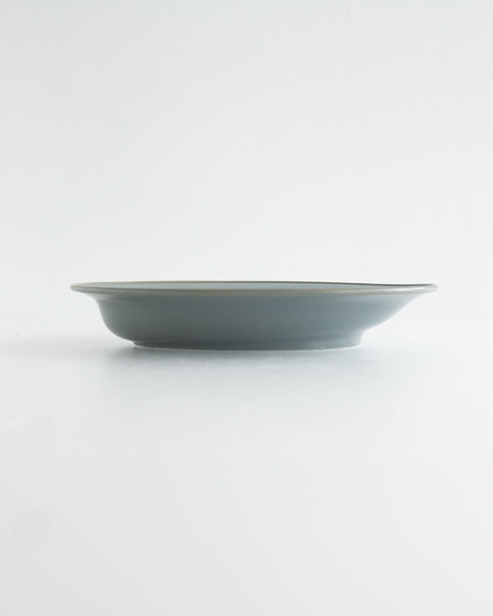 楕円カレー皿 スモーキーグレー