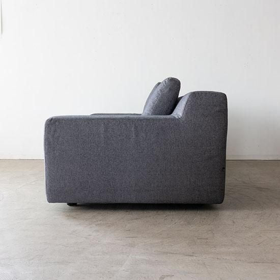 ［現品SALE］MARUICHI GRESソファ 2140 背クッション×2 / 張地E197（F399付属）ソファ替えカバー付き 生地 F399