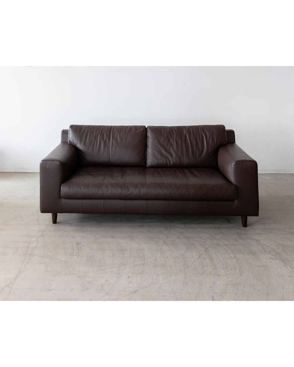 ［現品SALE］SALSA ソファハイバック 本革ブラウン（SA）LS74202A-PD6S3-20
