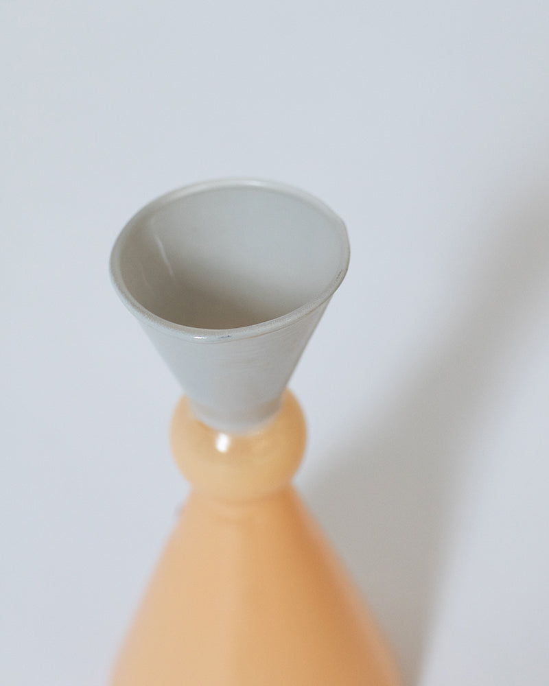 MINI VASE -TWO TONE-【Gray×Orange】